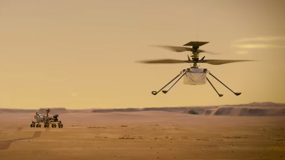 Alle oë op Mars en die Mars helikopter