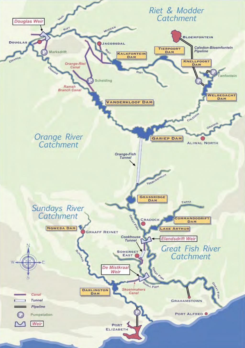 Sondagsriviervallei: water in streek goed bestuur; munisipaliteit maak droog