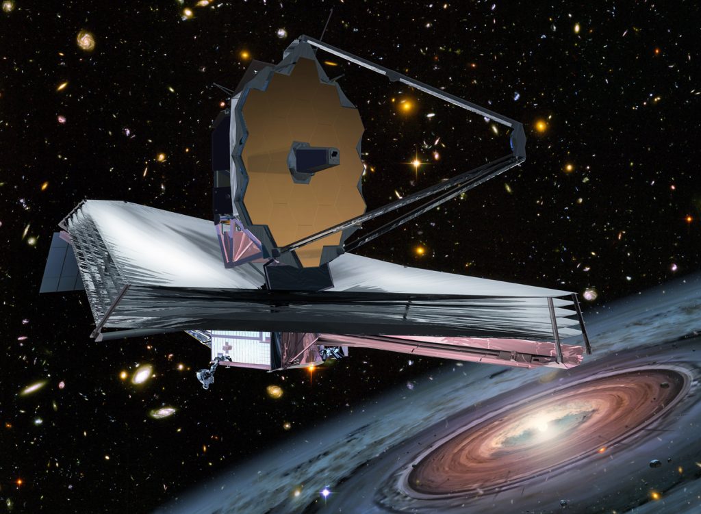 Die James Webb teleskoop eersdaags na ruimte