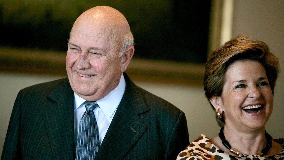 Oudpres FW de Klerk se laaste boodskap