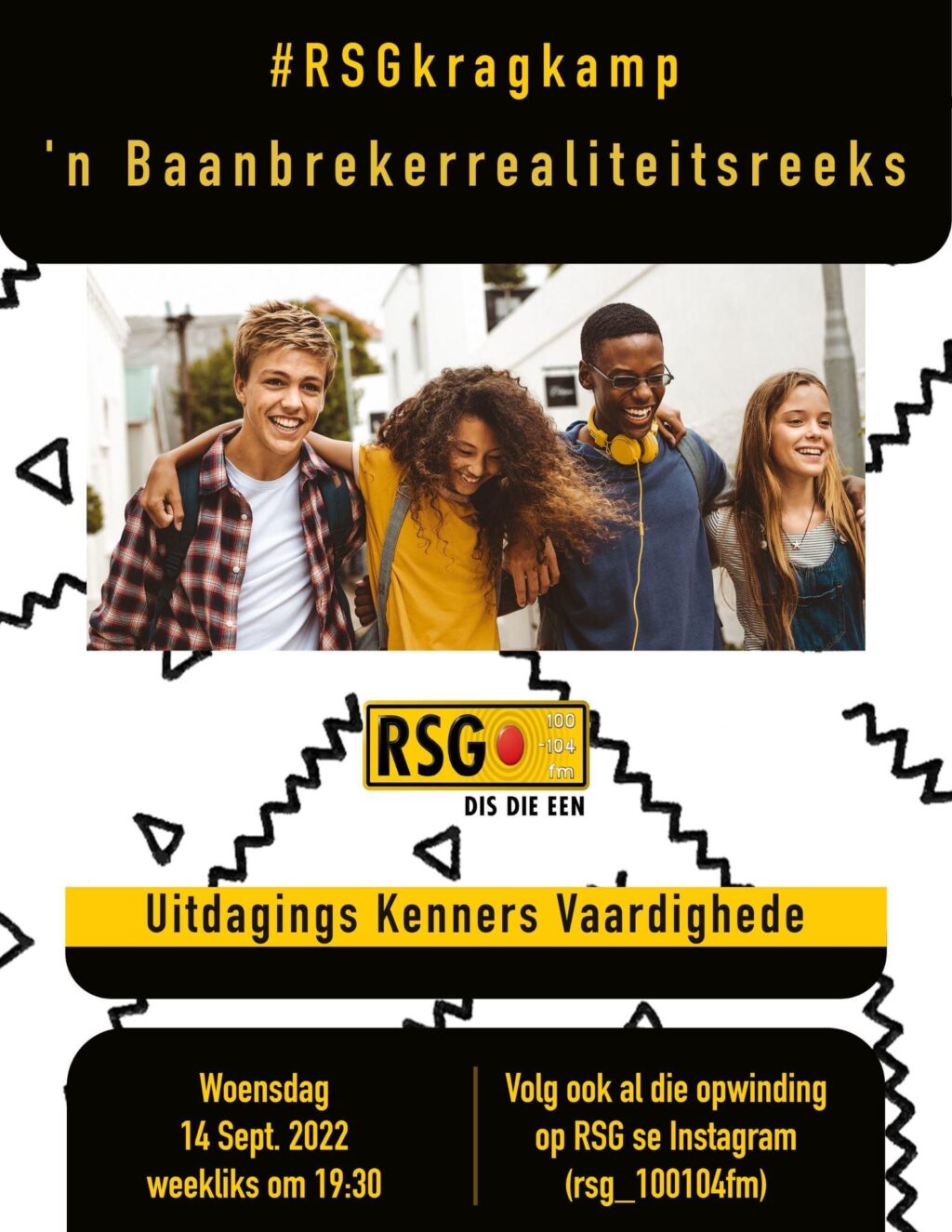 RSG Realiteitsreeks vir tieners skop af