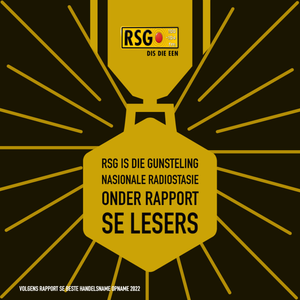 RSG is weer Rapport-lesers se gunsteling nasionale radiostasie