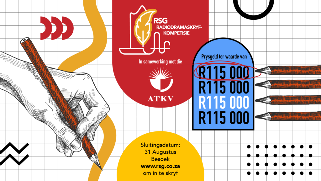 RSG en ATKV span kragte saam vir die 27ste Jaarlikse Radiodramaskryfkompetisie